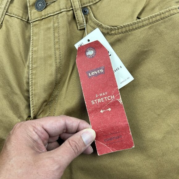 Levi's 541 Athletic Taper Men's Gold Stretch Jeans Size 31 x 32 - Picture 14 of 16